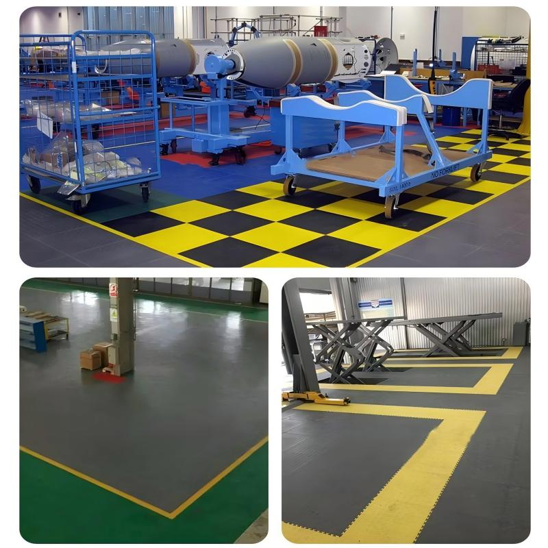 applications of interlocking industrial floor